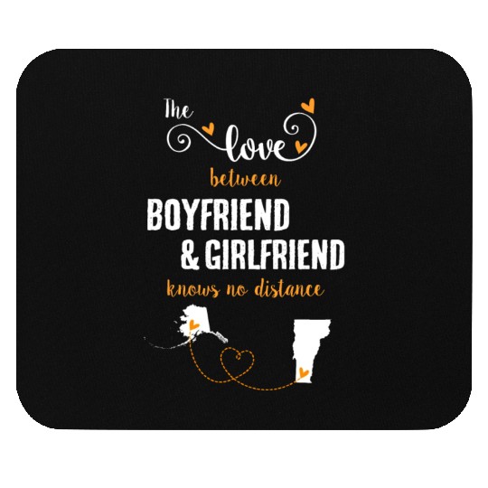 Love Between BF And GF Alaska To Vermont Gift Mouse Pads