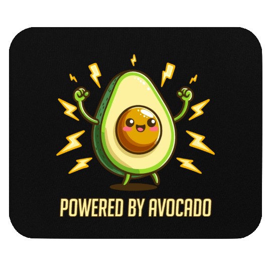 Powered By Avocado Mouse Pads