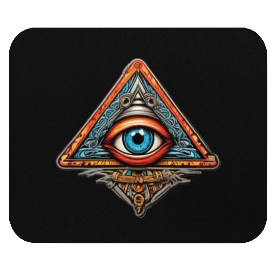 world society illuminati Mouse Pads