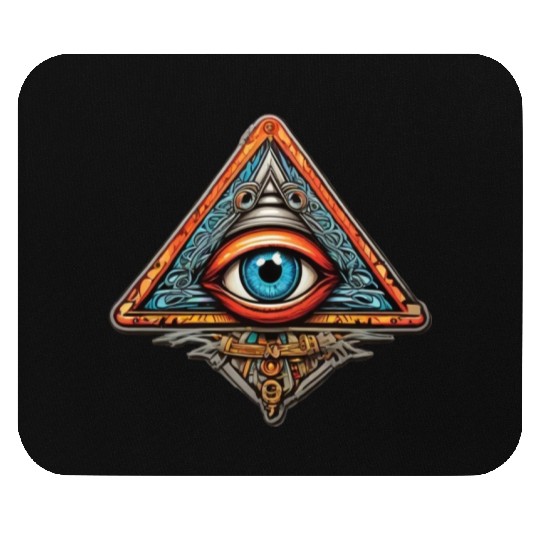 world society illuminati Mouse Pads