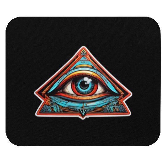 secret society illuminati Mouse Pads
