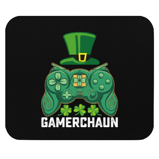 Gamerchaun Gamer Gaming Games St Patrick's Day Mouse Pads