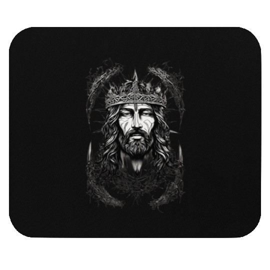 Jesus Christ the Good Shepherd Mouse Pads