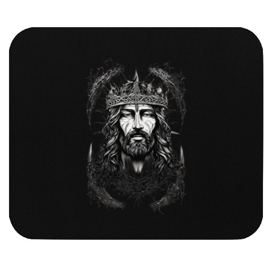 Jesus Christ the Good Shepherd Mouse Pads