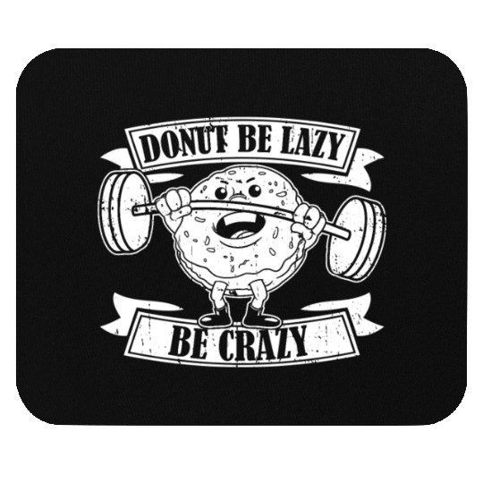 Fitness Donut Funny Donut Gym Mouse Pads