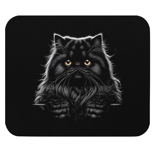 persian More Treats 8 - Cute realistic cat drawing Mouse Pads