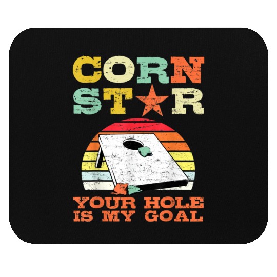 Corn Star Your Hole is My Goal Vintage Cornhole Mouse Pads