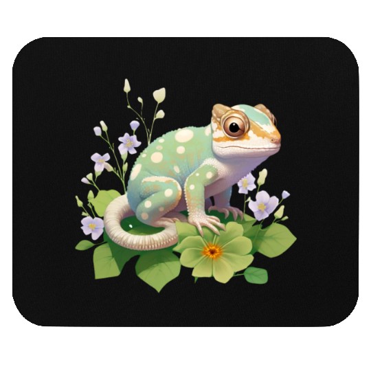 Cute Chameleon for Lizard Pet Lover Mouse Pads