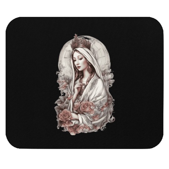 Blessed Virgin Mary Mouse Pads