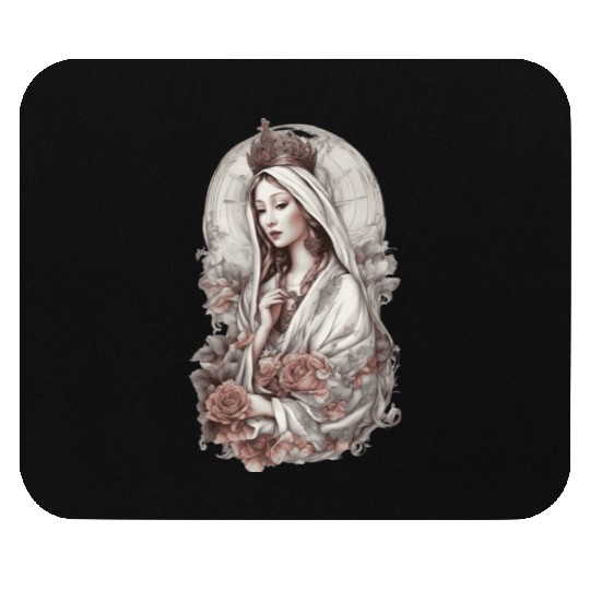 Blessed Virgin Mary Mouse Pads