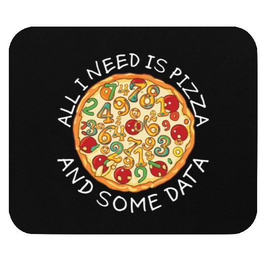 Big Data Pizza Scientist Analyst Machine Mouse Pads