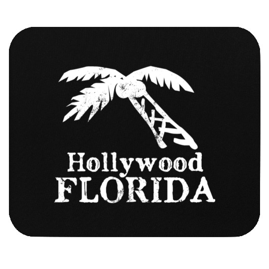 Hollywood Florida Palm Tree Souvenirs Gifts Mouse Pads