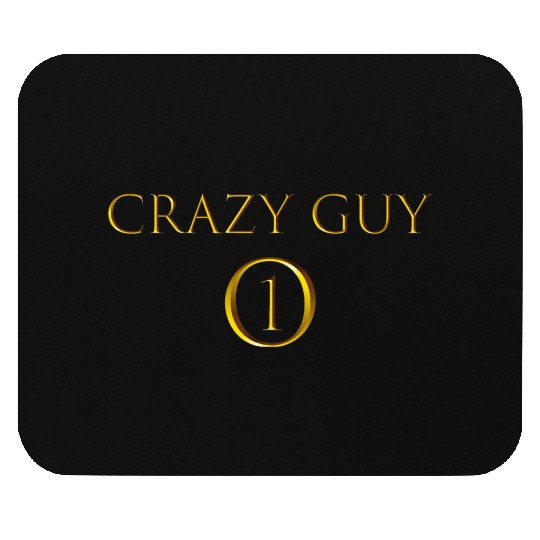 Best Friends for 3 - crazy guy 01 Mouse Pads