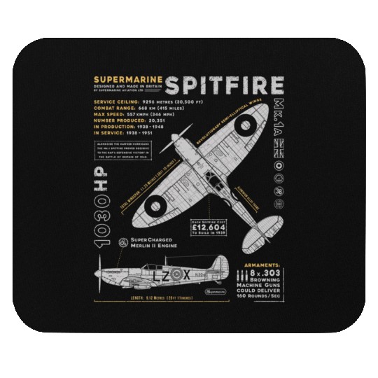 Supermarine Spitfire Mouse Pads