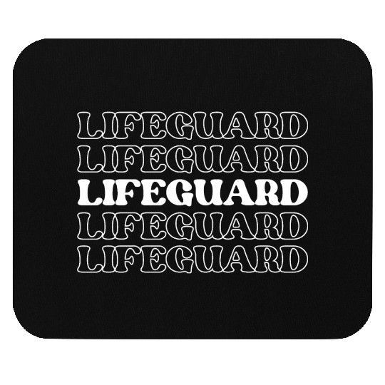 Lifeguard Beach Swimming Pool Guard Mouse Pads
