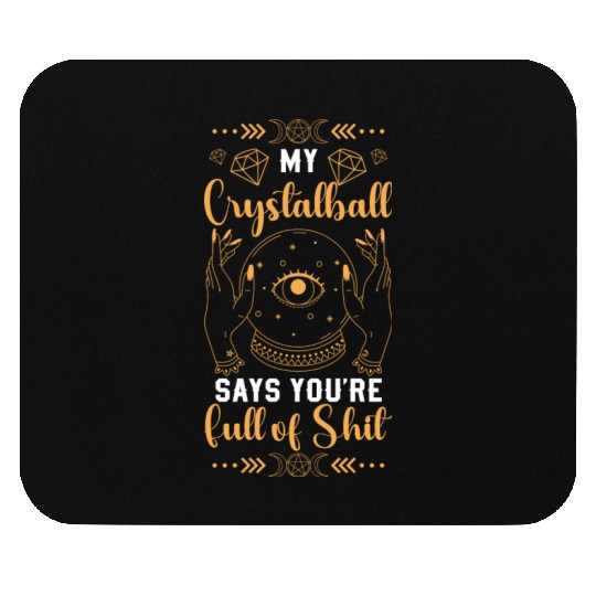 Crystal Ball Magical Signs Mouse Pads
