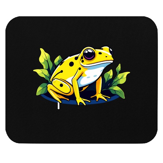 Golden Poison Frog Illustration Mouse Pads