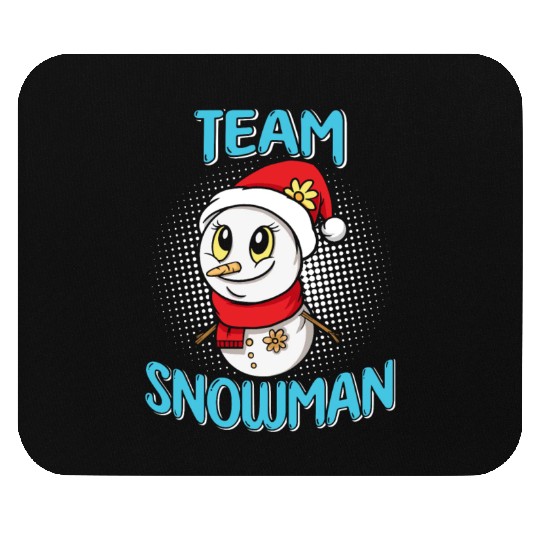 Winter Time Team Snowman Snowmen Snow Lover Mouse Pads