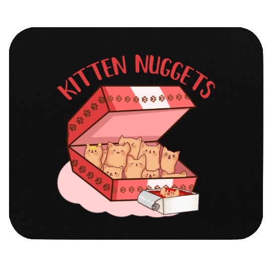 Funny Kittens as Chicken Nuggets, Cat Lover Mouse Pads