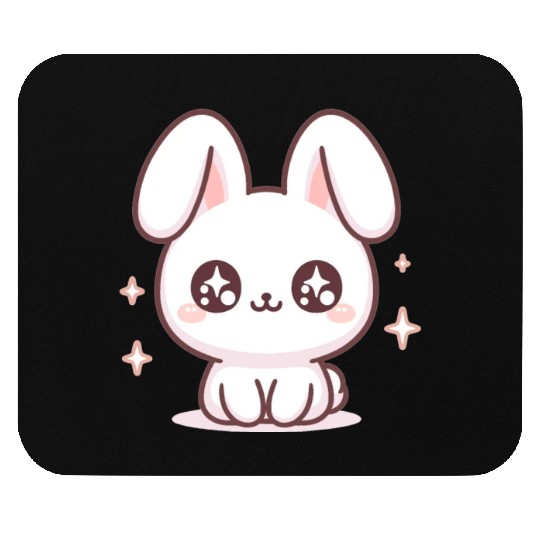 Rabbit Bubble Tea Kawaii Mouse Pads