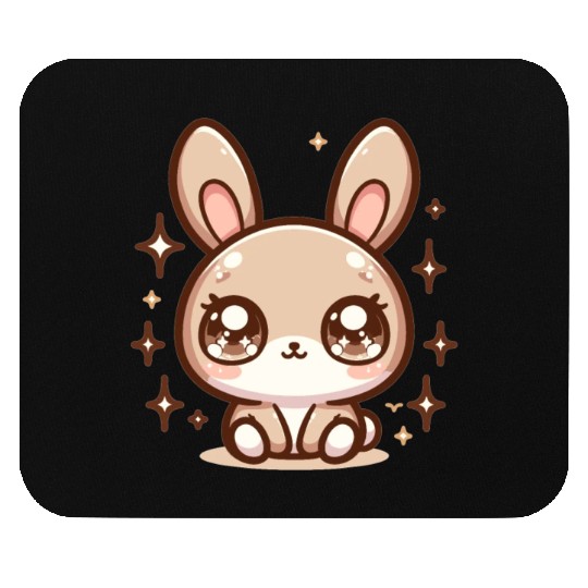 Rabbit Bubble Tea Kawaii Mouse Pads