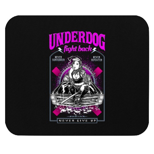 underdog fight back #1 Mouse Pads