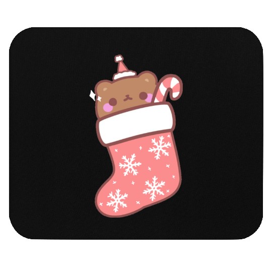 Teddy bear in a boot Mouse Pads