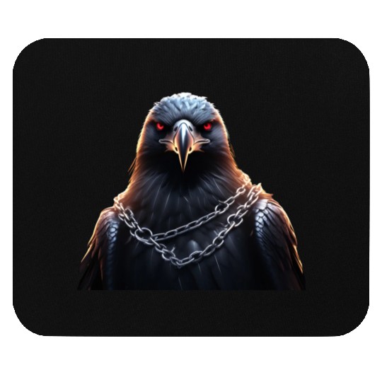 Eagle Caged Thunder: A Heavy Metal Eddie Mouse Pads