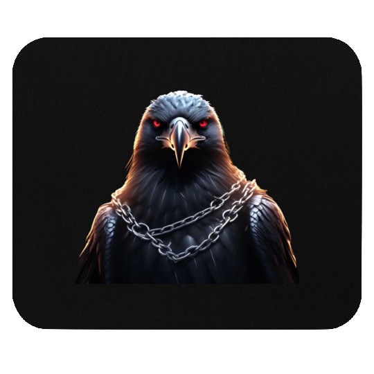 Eagle Caged Thunder: A Heavy Metal Eddie Mouse Pads