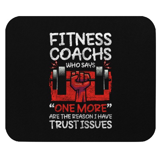 Fitness Instructor Workout Motivation Mouse Pads
