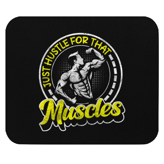 Fitness Instructor Workout Muscle Building Mouse Pads