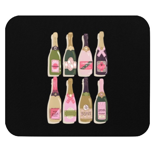 Champagne Bottles New Year Eves 2022 Py Mouse Pads