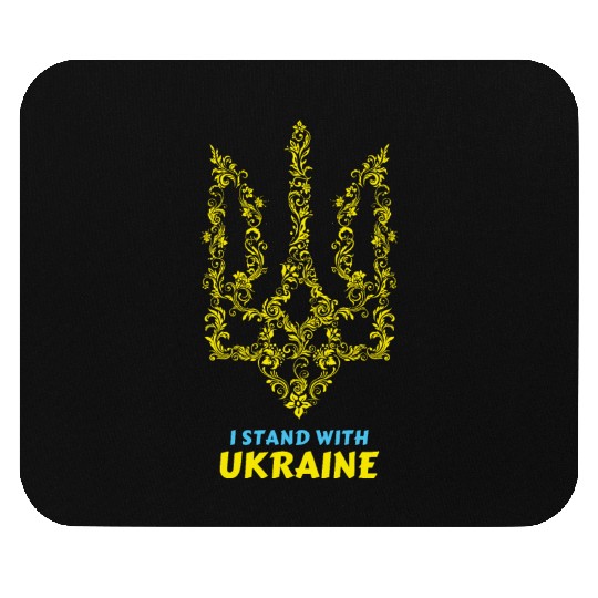 UKRAINE, I STAND WITH UKRAINE Mouse Pads