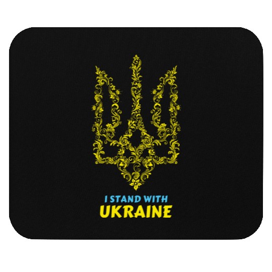 UKRAINE, I STAND WITH UKRAINE Mouse Pads
