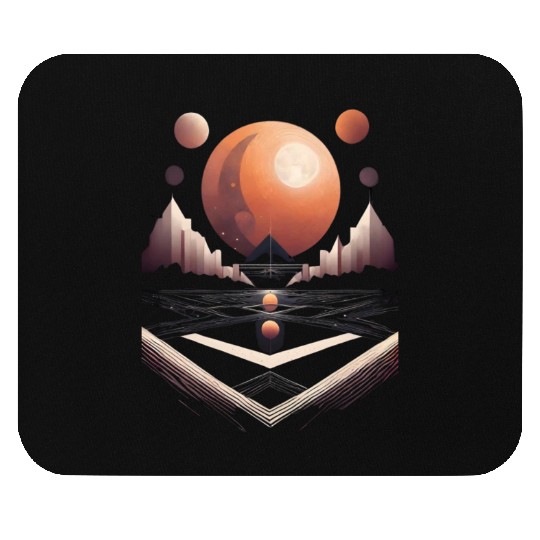 Eclipse Illusion Mouse Pads