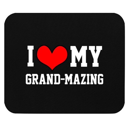 I Love My Grandma Amazing Puns Fun Mothers Day Kid Mouse Pads