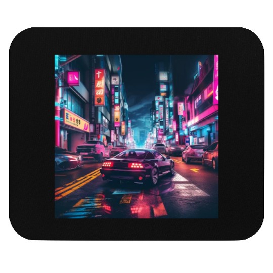 Vaporwave Tokyo Mouse Pads