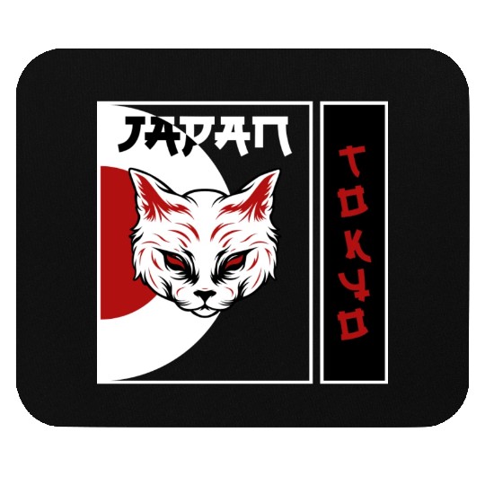 kawaii cat anime japanese retro Mouse Pads