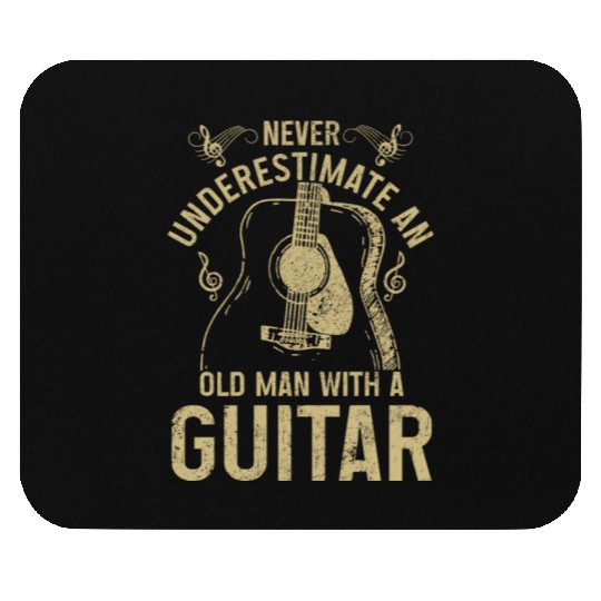 Guitar Player Gift Vintage Guitarist Mouse Pads