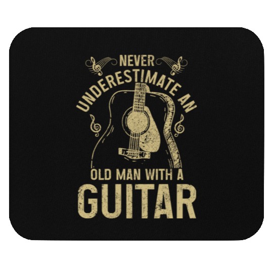 Guitar Player Gift Vintage Guitarist Mouse Pads