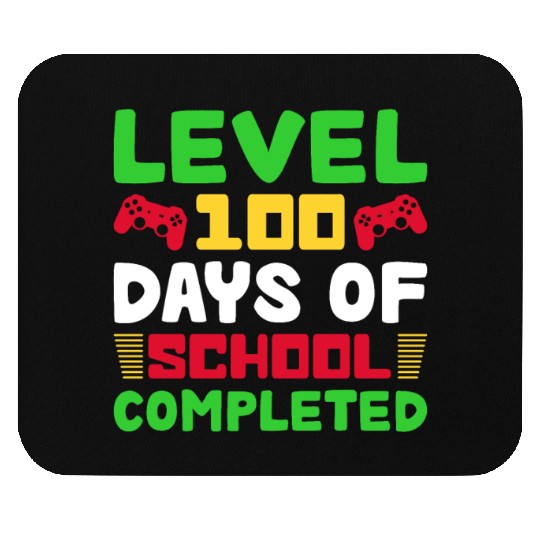 Level 100 Days Of School Completed Mouse Pads