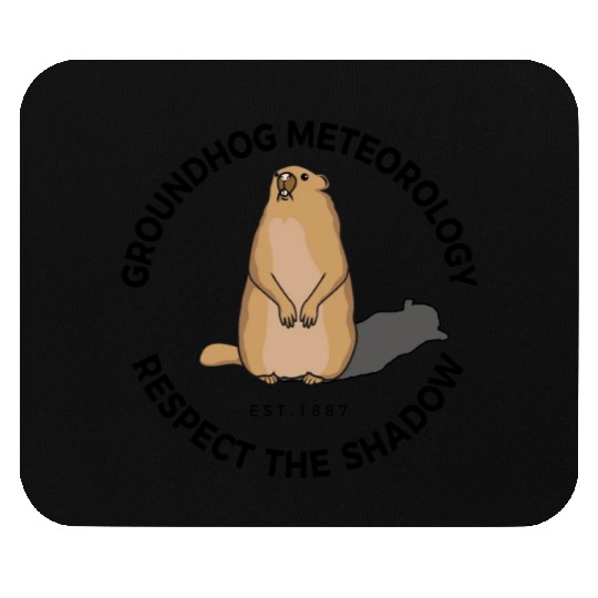 Animal Groundhog Spirit Rodent Happy Groundhog Day Mouse Pads