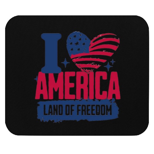 Clothing Apparel Mouse Pads i love america