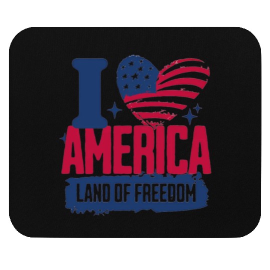 Clothing Apparel Mouse Pads i love america