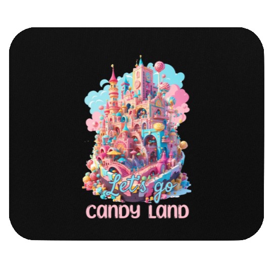 Let's Go Candy Land Graphic Mouse Pads