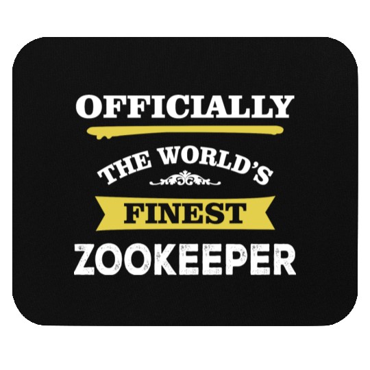 The World's Finest Zookeeper Mouse Pads