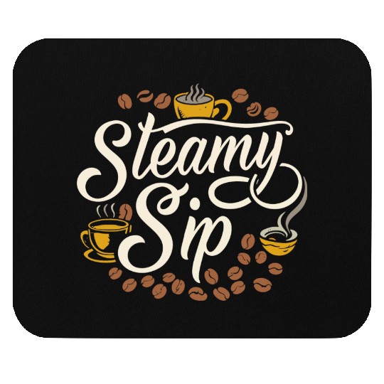Steamy Sip, Daily Fuel Mouse Pads
