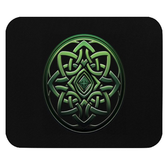 St Patricks Day Celtic Knot Irish Scottish Symbol Mouse Pads
