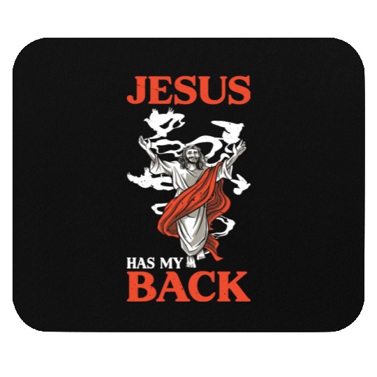 Jesus Has My Back 16 Mouse Pads