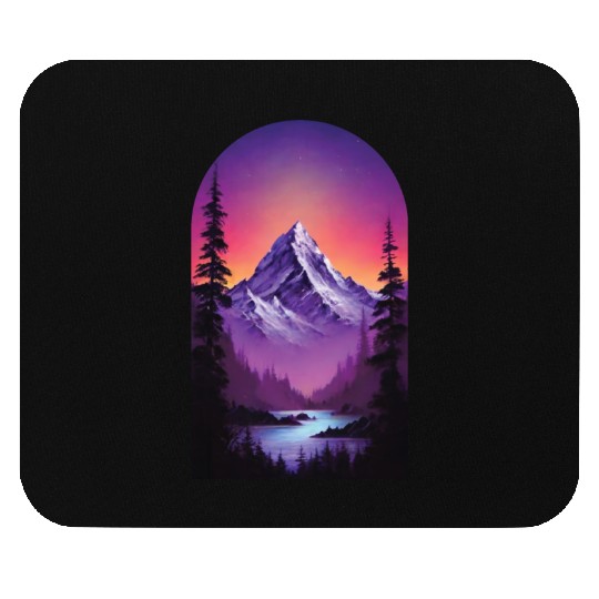 Violet Dawn The Mountains Majesty Mouse Pads